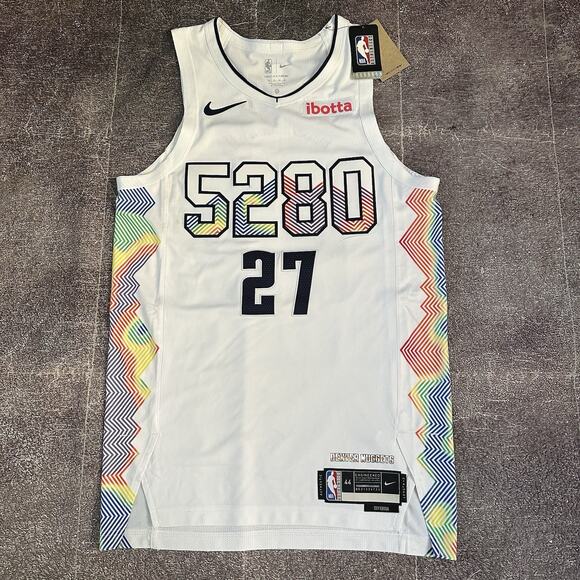 NWT Men's Nike Denver Nuggets Jamal Murray City Edition Authentic Jersey Sz 44 M - Picture 1 of 7